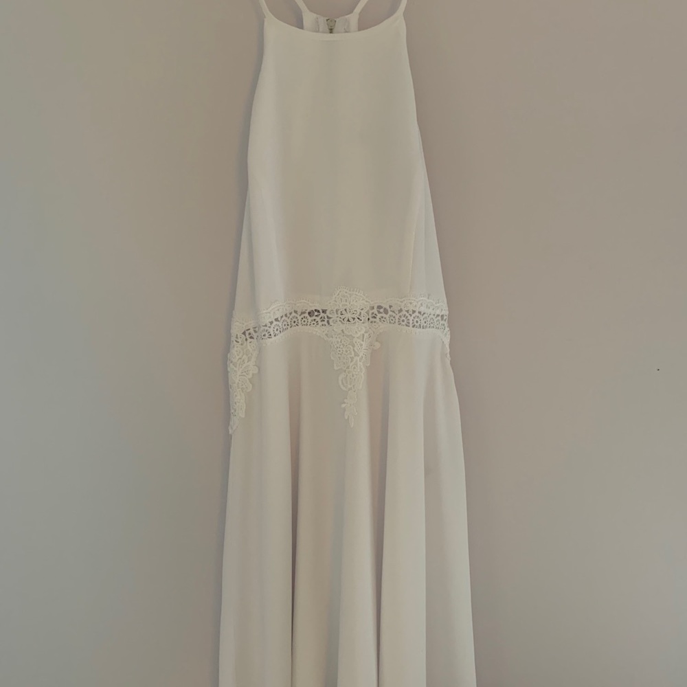 white dress